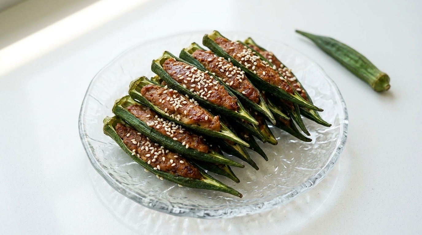 Premios de Okra y Pechuga de Pollo para Perros (Deshidratados)