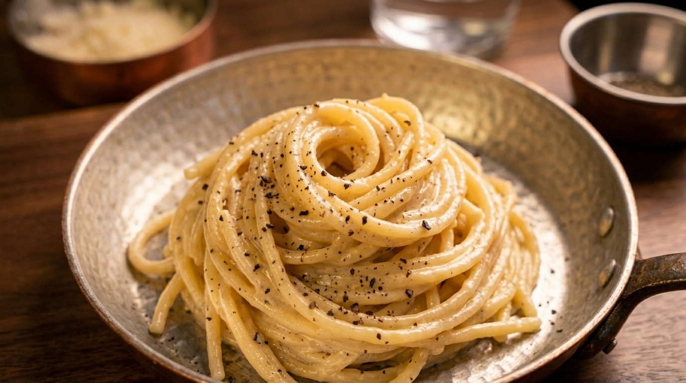 Cacio e Pepe: receta romana auténtica