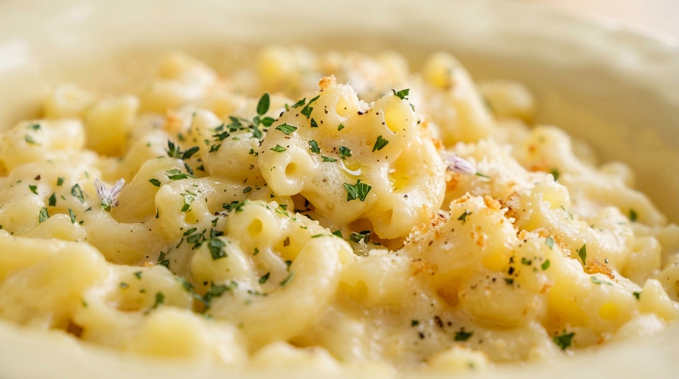 Macarrones con Queso Cremosos y Rápidos en Sartén