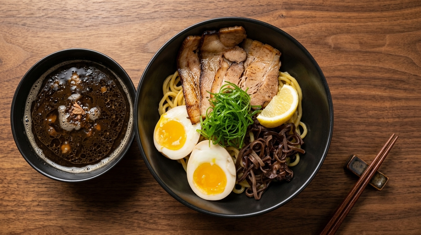 Mazesoba de Ajo Negro Japonés