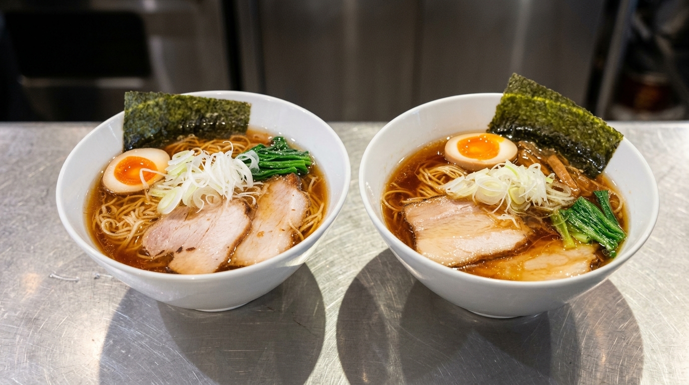 Auténtico Tokyo Shoyu Ramen (Ramen de Salsa de Soja)