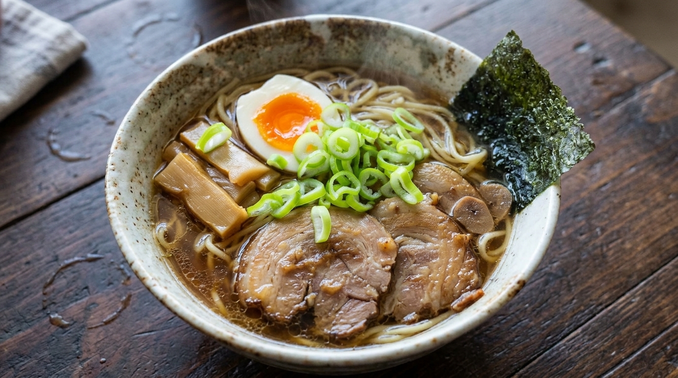 Ramen Shoyu Japonés Casero