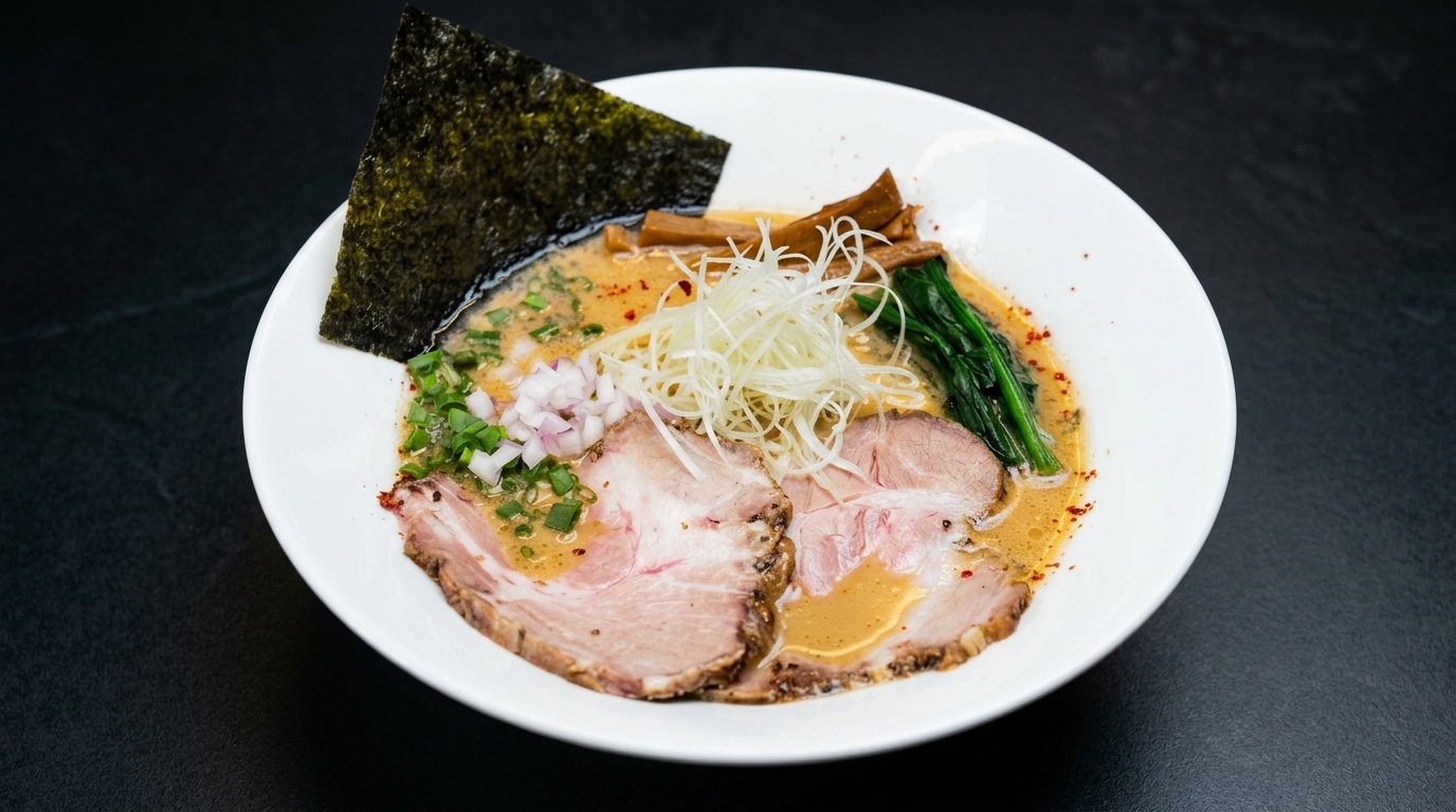 Miso Tonkotsu Ramen Intenso (Estilo Shin-chan)