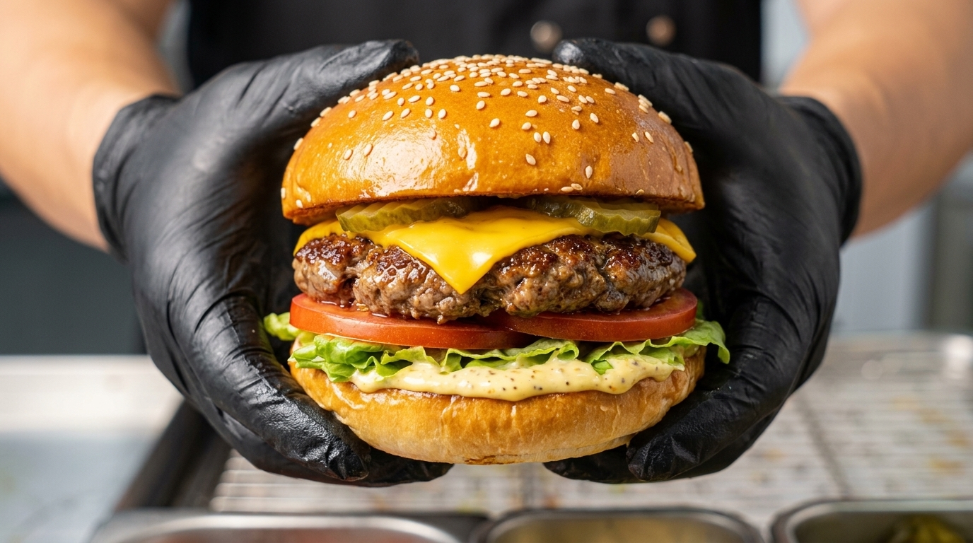 La Clásica Smash Burger Americana