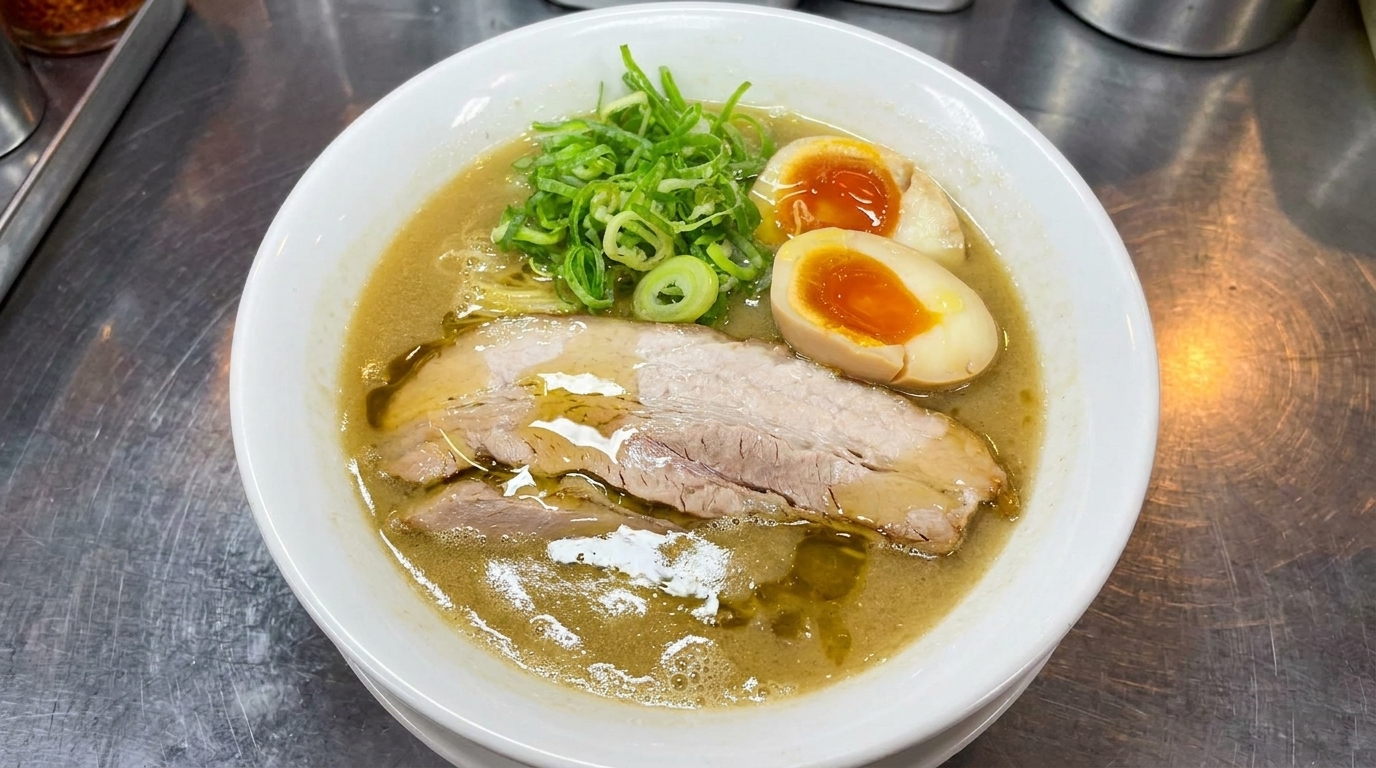 Auténtico Ramen Tonkotsu Japonés