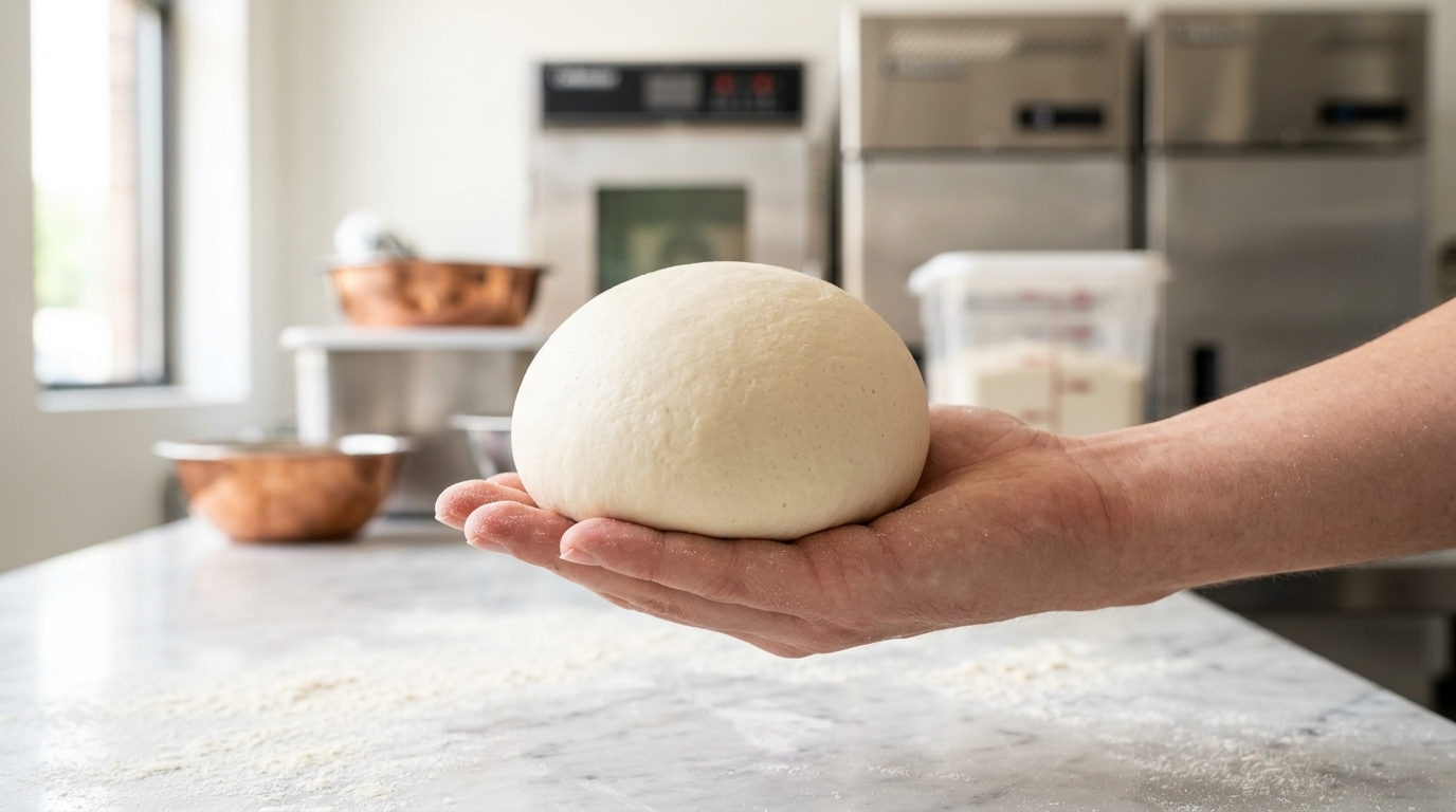 Masa de pizza napolitana auténtica (fermentación en frío)