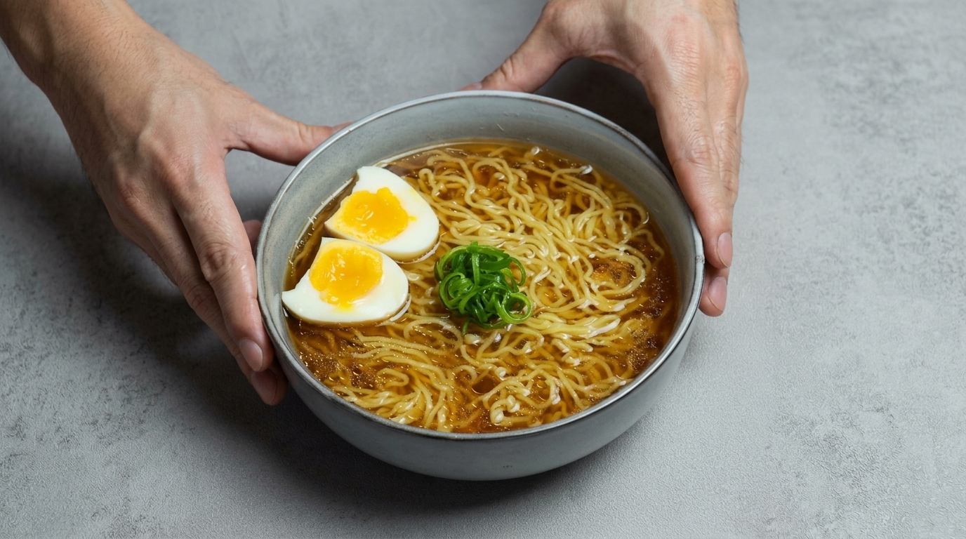 Shoyu Ramen Casero con Huevo Tierno