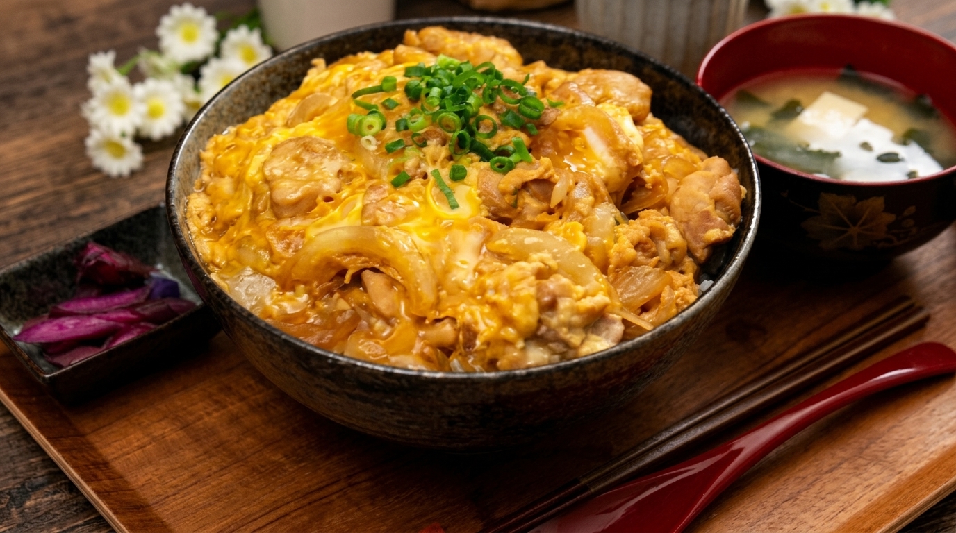 Oyakodon: Tazón japonés de pollo y huevo
