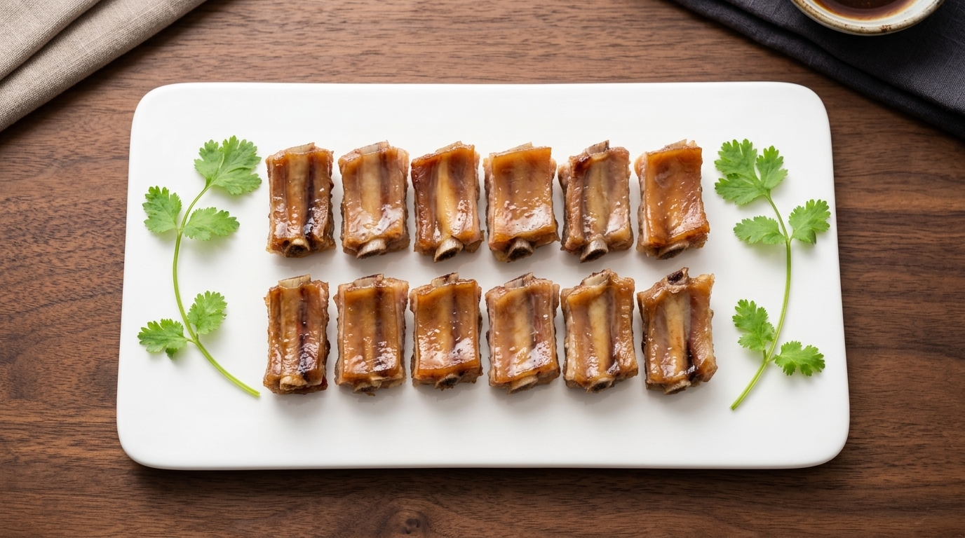 Costillas de Cerdo Curadas al Vapor (Lạp Sườn Sườn Heo Chưng)
