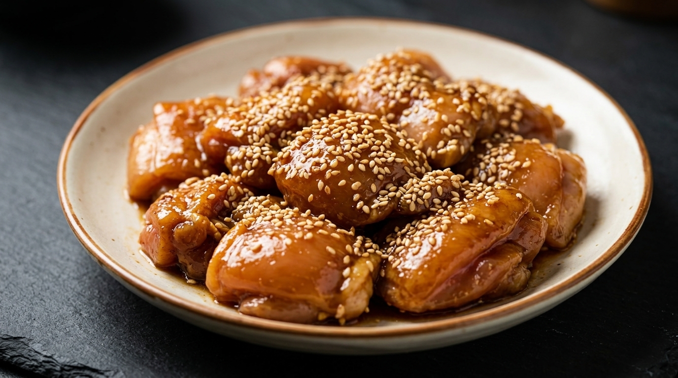 Contramuslos de pollo marinados a la barbacoa fáciles