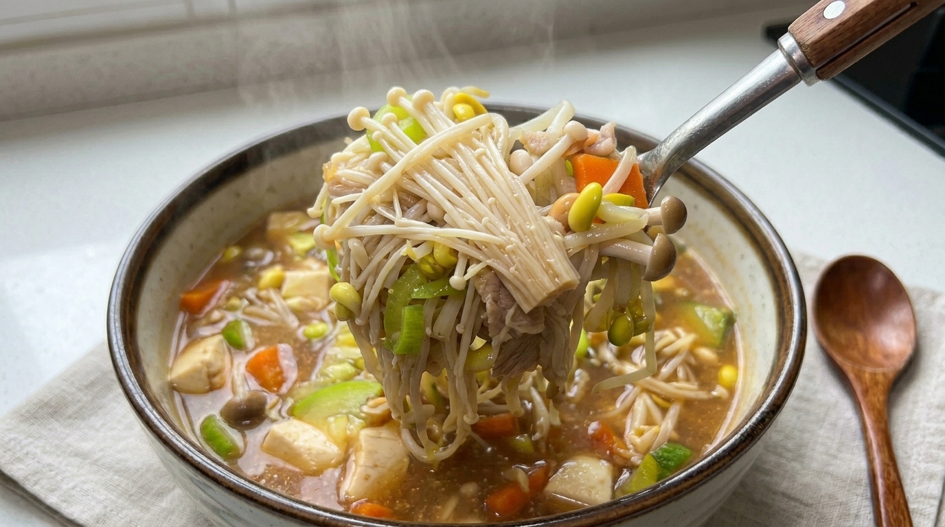 Sopa de Pasta de Soja del Noreste (Dajiang Tang)