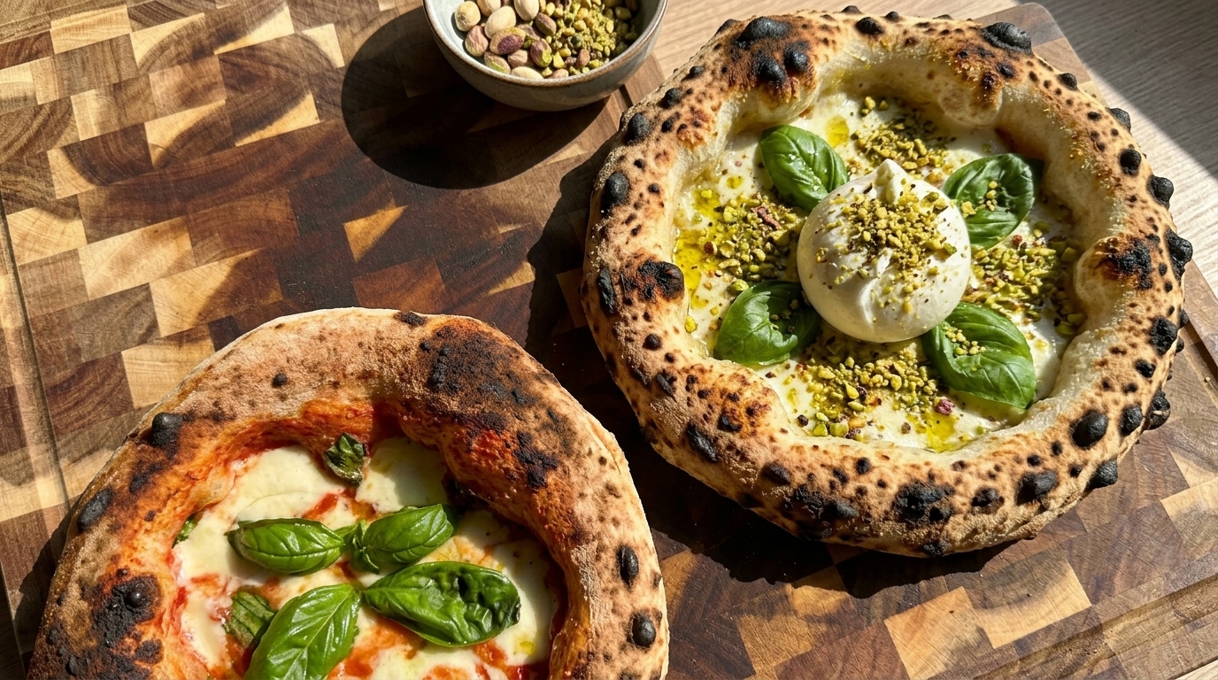 Pizza Napolitana Casera con Masa Madre