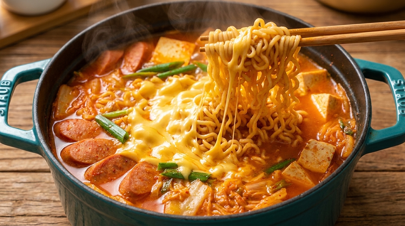 Budae Jjigae: El Clásico Estofado Coreano del Ejército