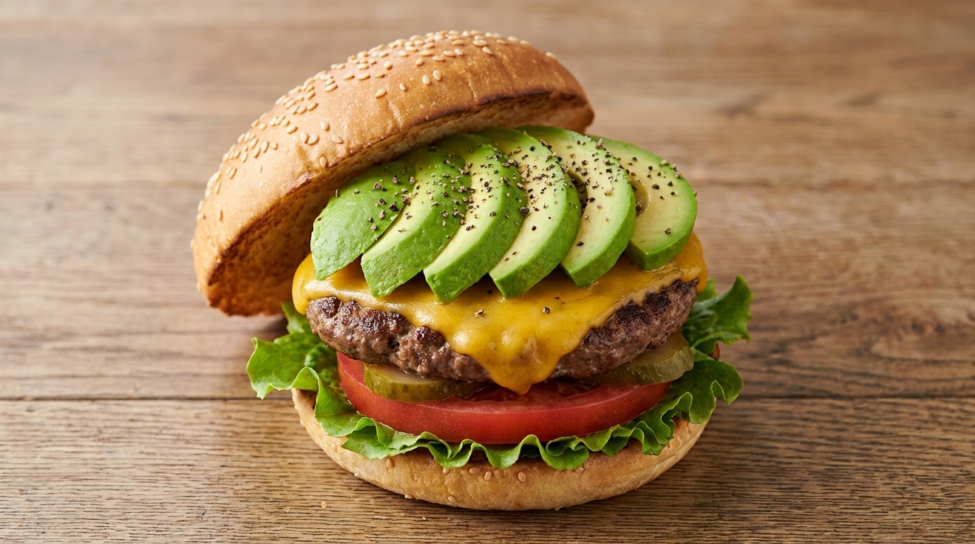 Hamburguesa Clásica con Aguacate