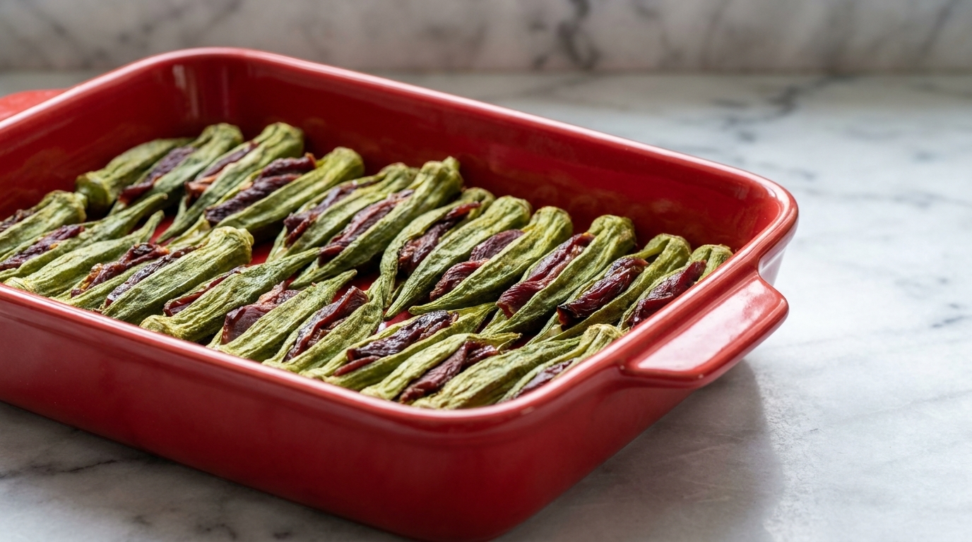 Barquitas Caseras de Okra y Pato para Perros