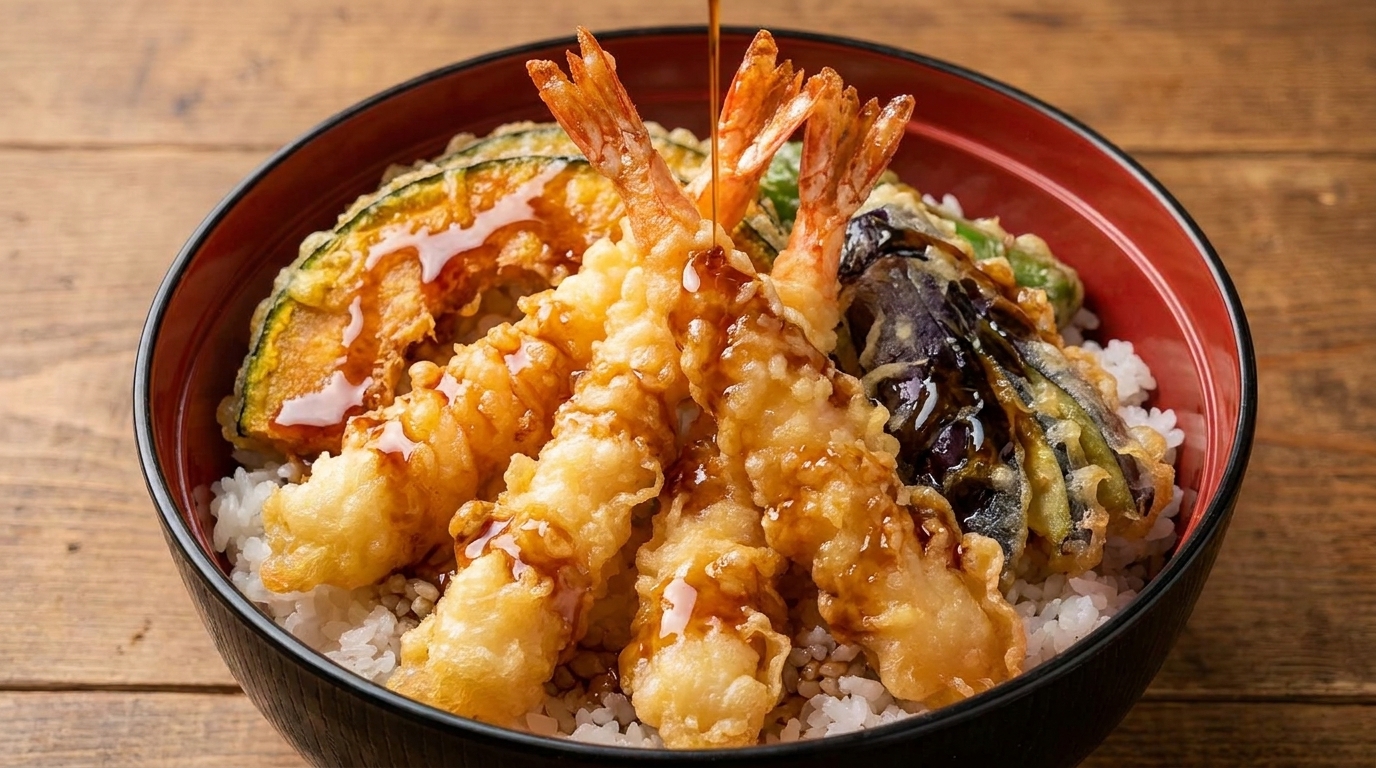 Tempura Don (Bowl de Arroz con Tempura)