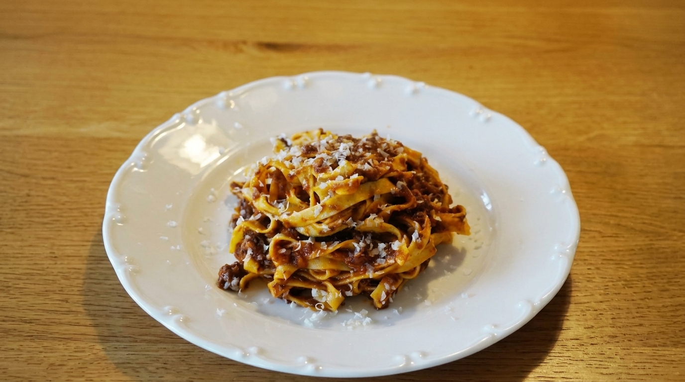 Auténtico Tagliatelle al Ragù alla Bolognese