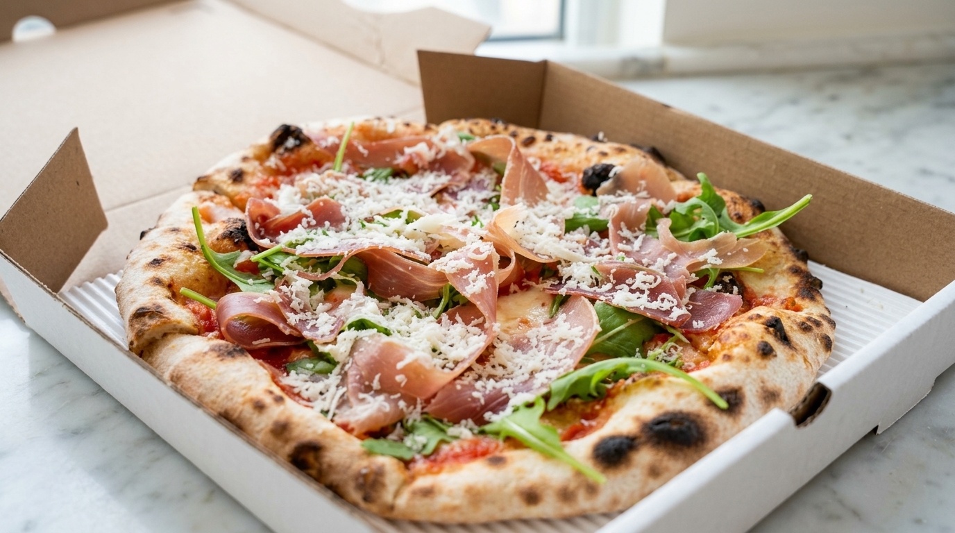 Pizza de Prosciutto y Rúcula (Pizza Prosciutto e Rucola)