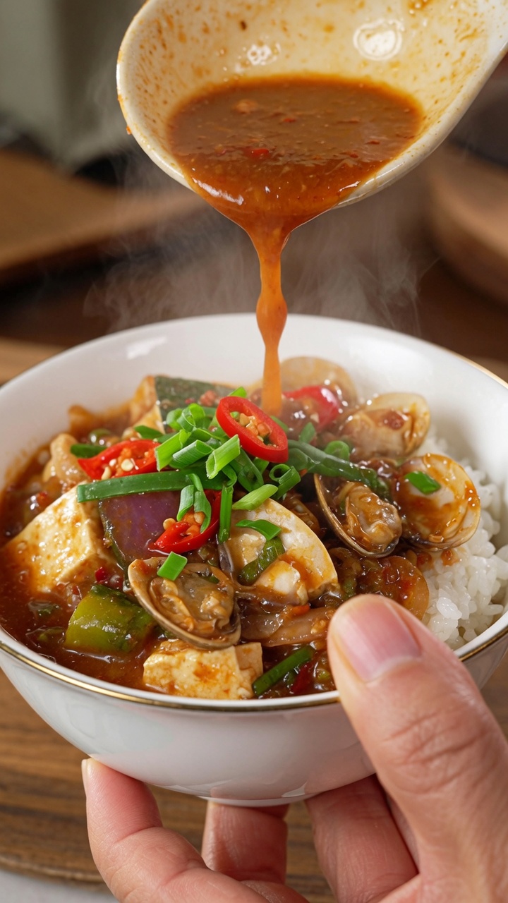 Clásico Estofado Coreano de Pasta de Soja (Doenjang-jjigae)
