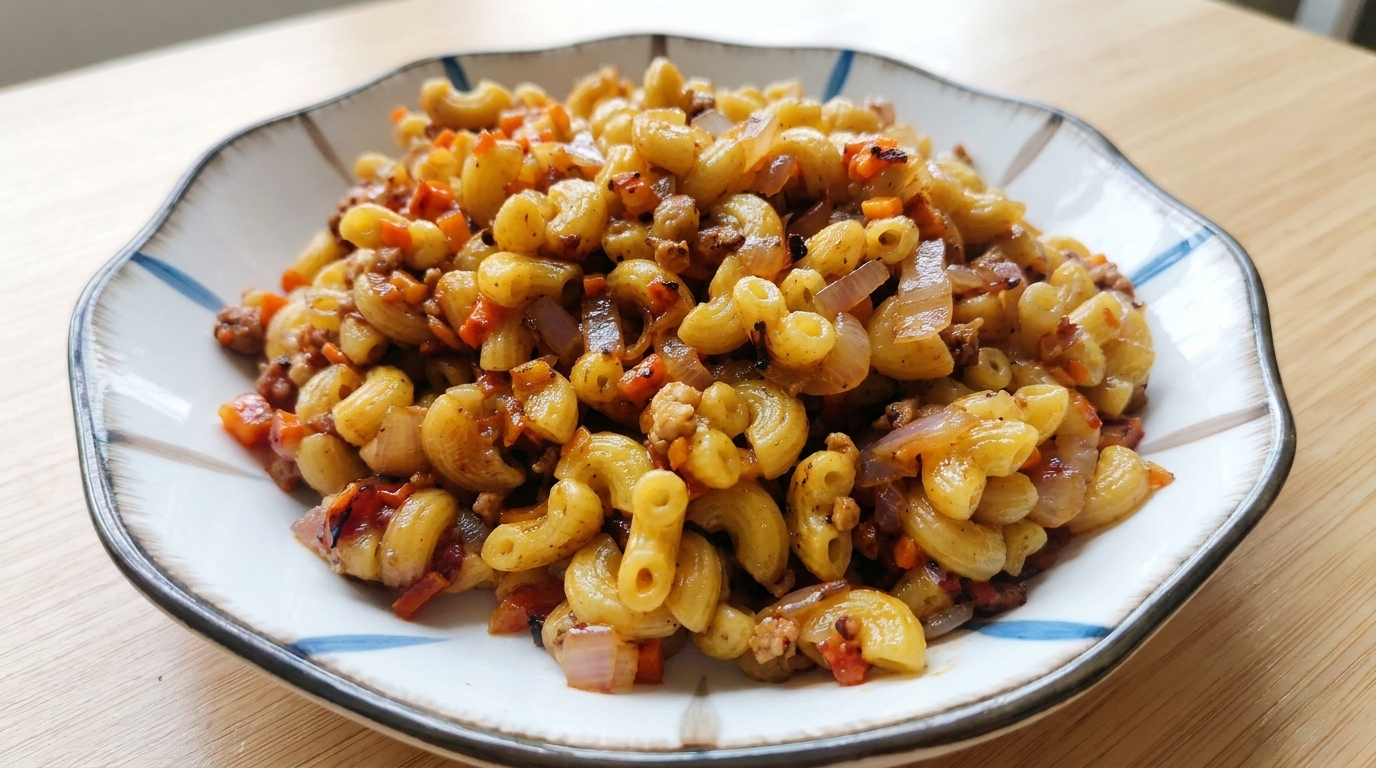 Macarrones Salteados a la Pimienta Negra