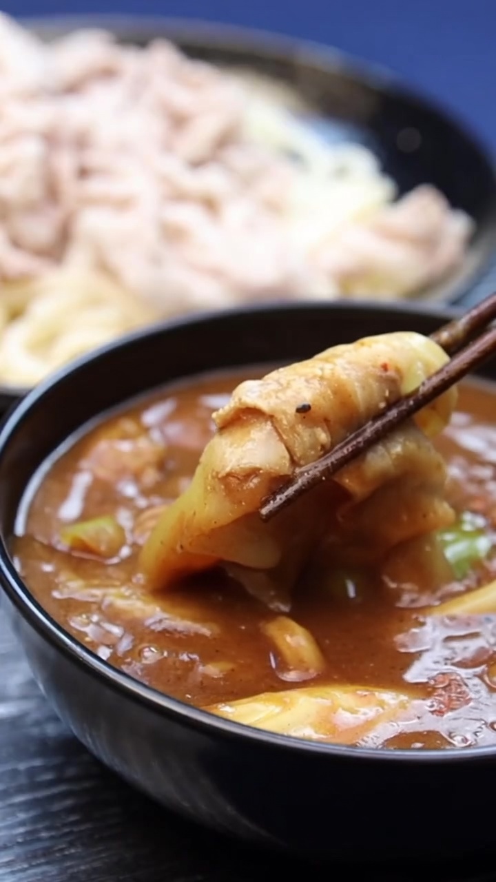Udon al Curry para Mojar (Curry Tsukemen)