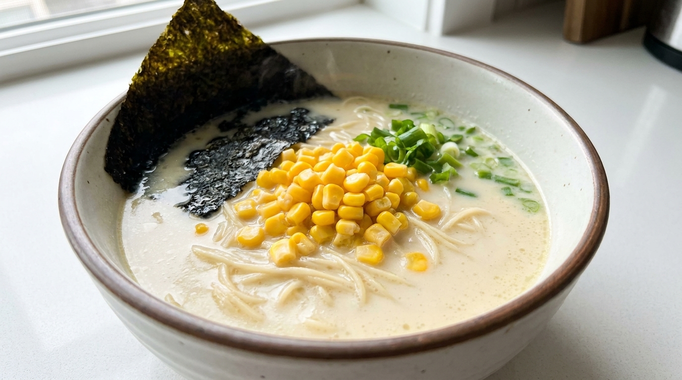 Ramen Tori Paitan: Caldo de Pollo Cremoso