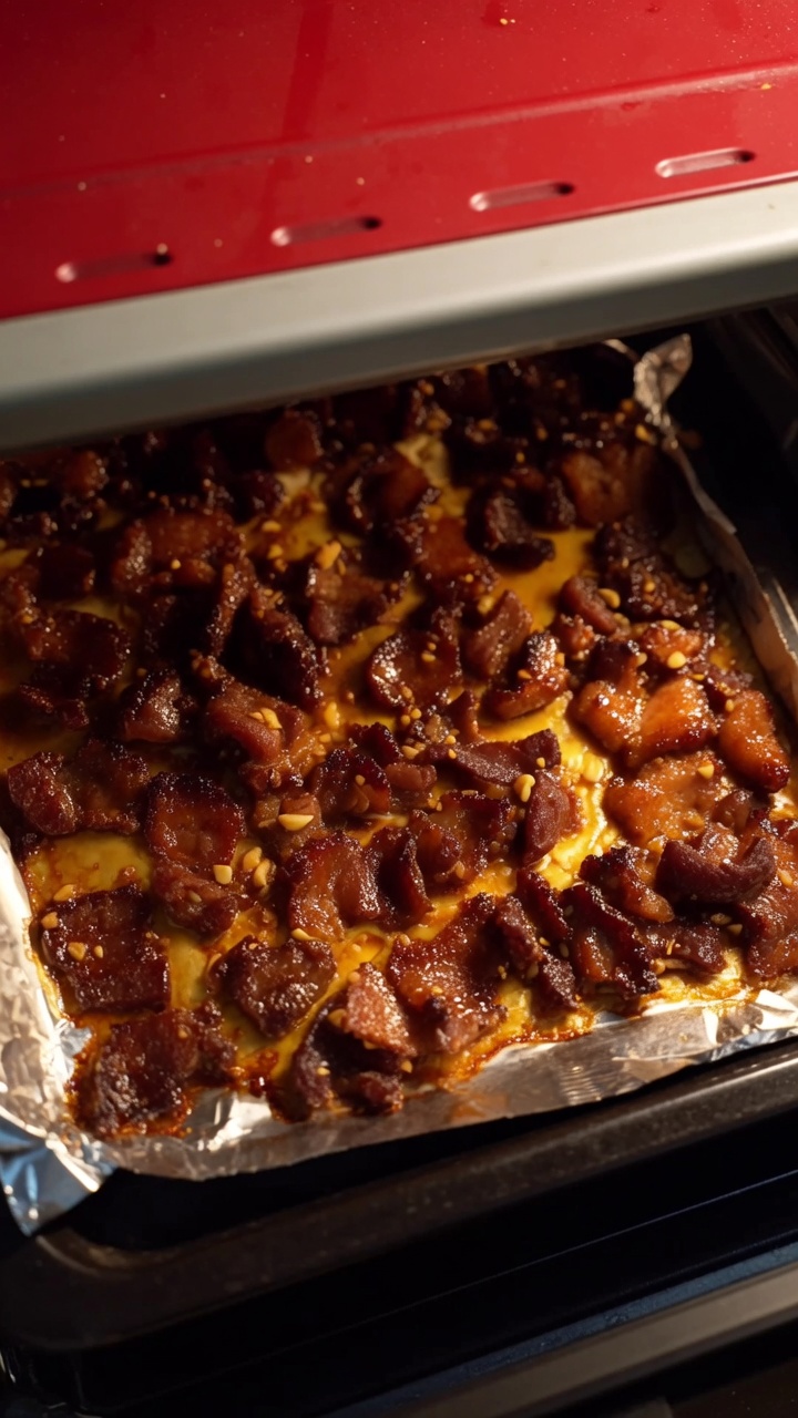 Panceta de Cerdo Glaseada con Miel al Horno Fácil