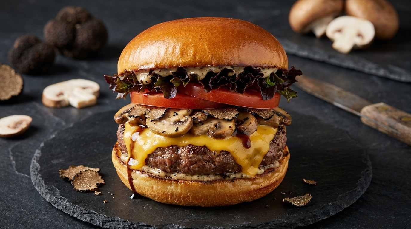 Hamburguesa Gourmet de Ternera con Trufa