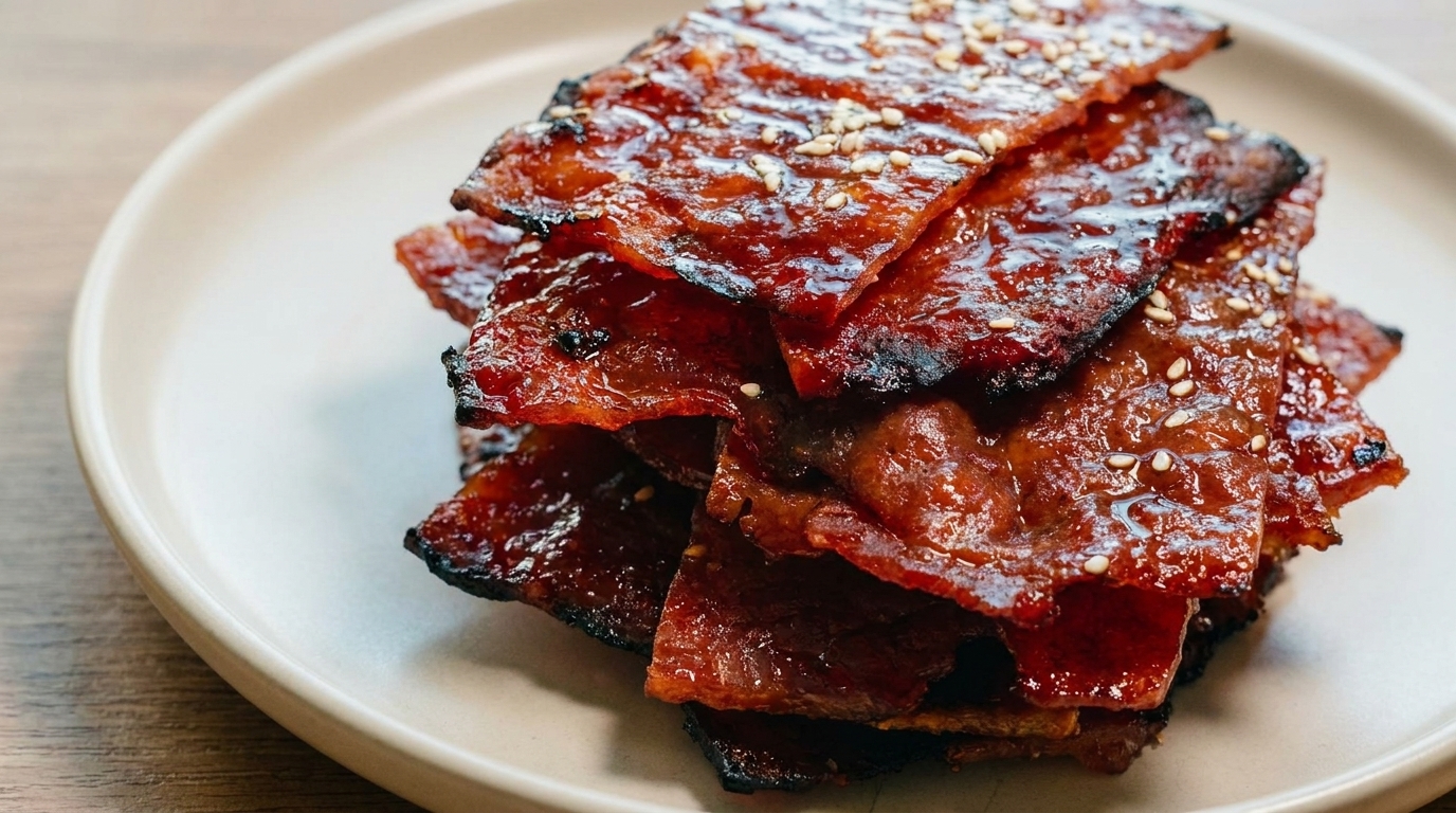 Bakkwa Casero: Carne de Cerdo al Estilo Macao