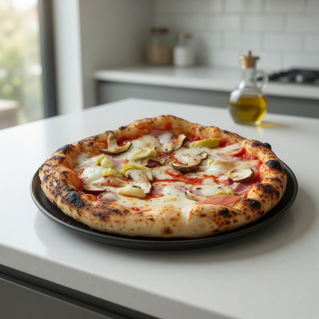 Pizza Capricciosa Italiana Clásica