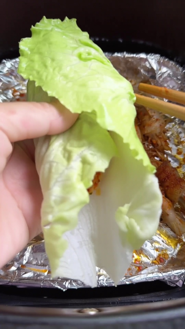 Rollitos Crujientes de Panceta y Enoki en Freidora de Aire
