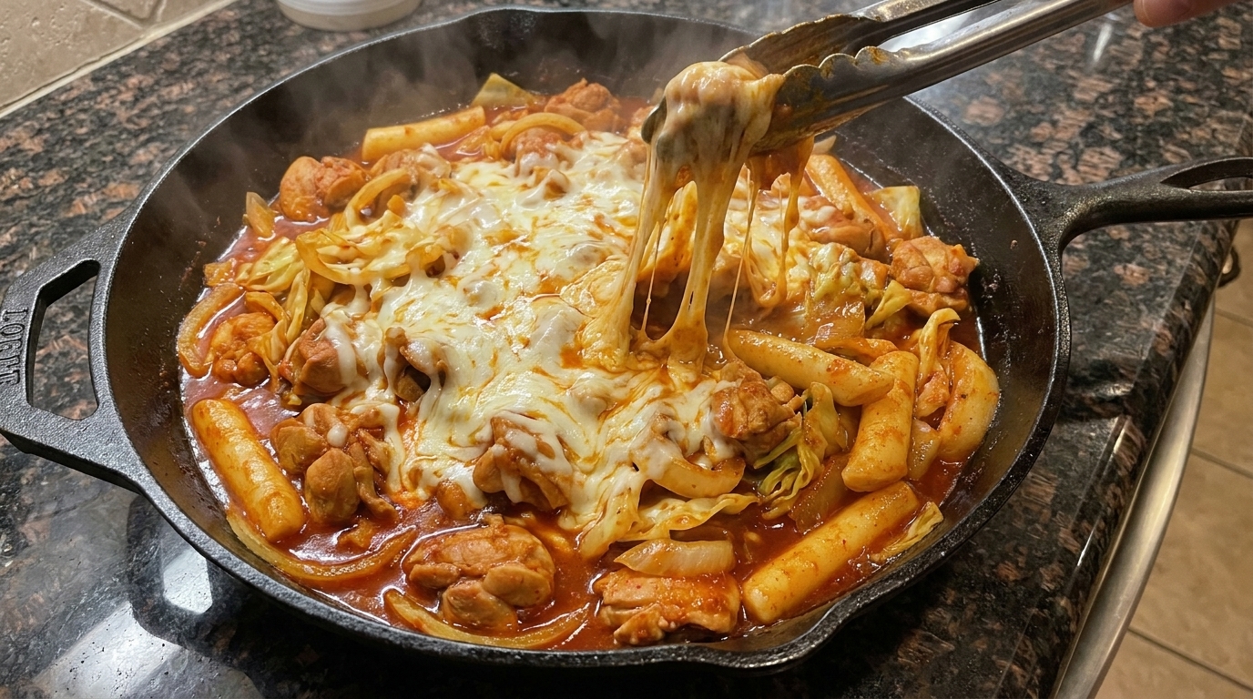 Dakgalbi: Pollo Salteado Coreano Picante