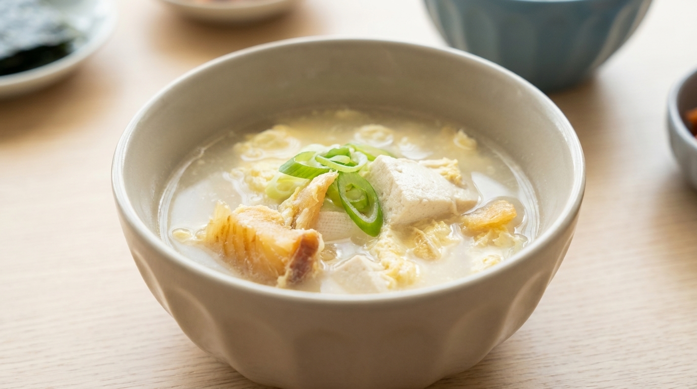 Sopa Coreana de Abadejo Seco (Bugeo-guk)