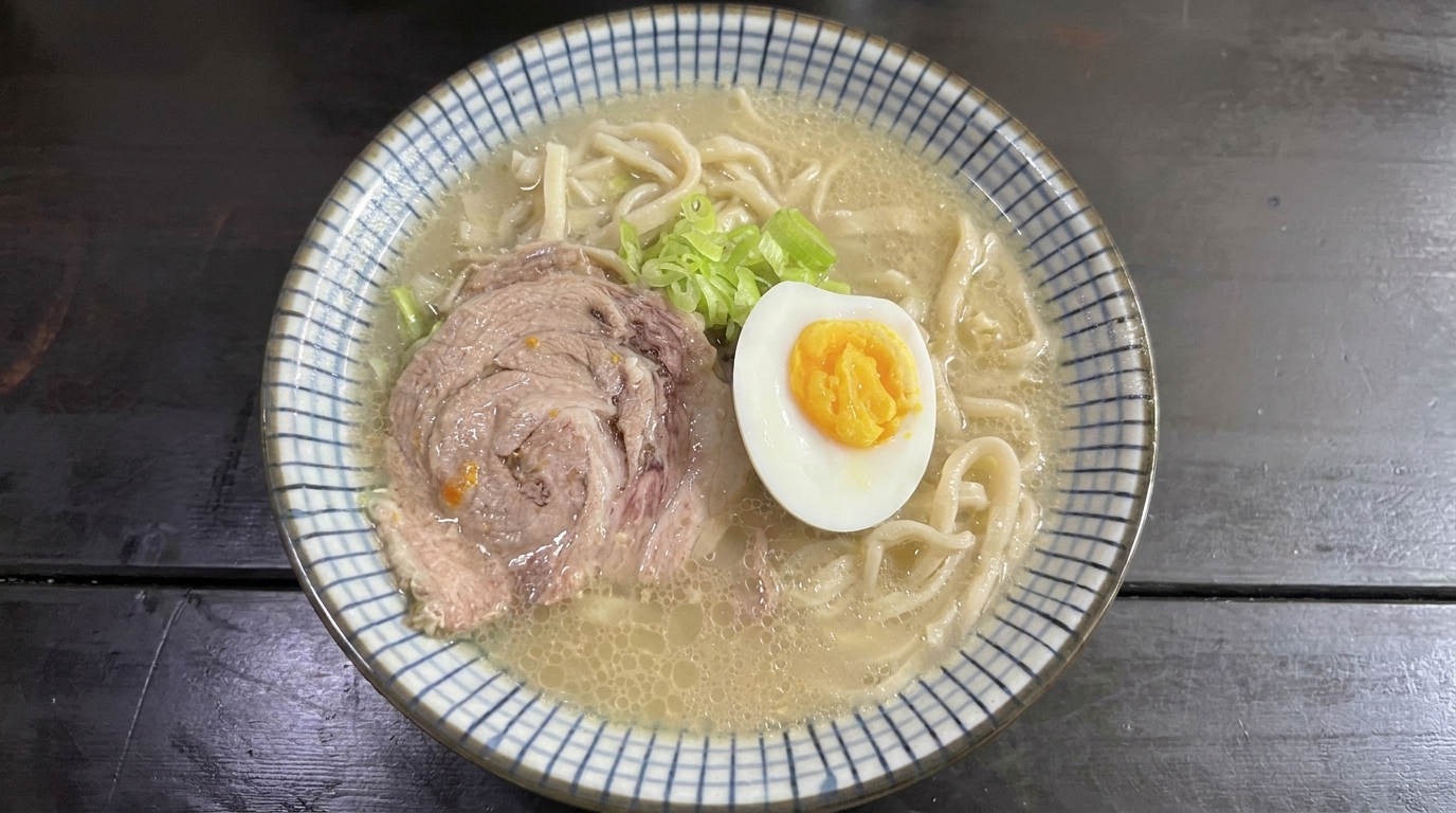 Ramen Tonkotsu Simplificado al Estilo Casero