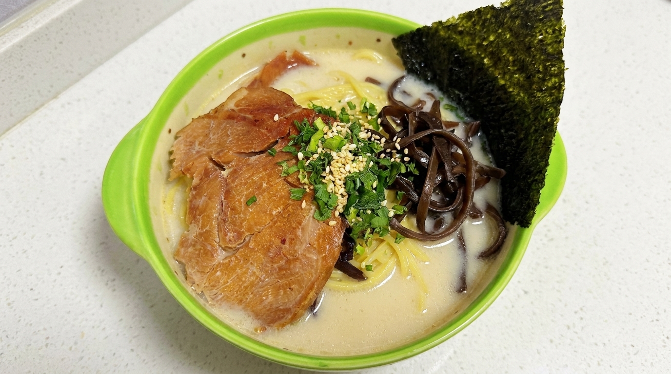 Ramen Tonkotsu con Chashu Rico y Cremoso