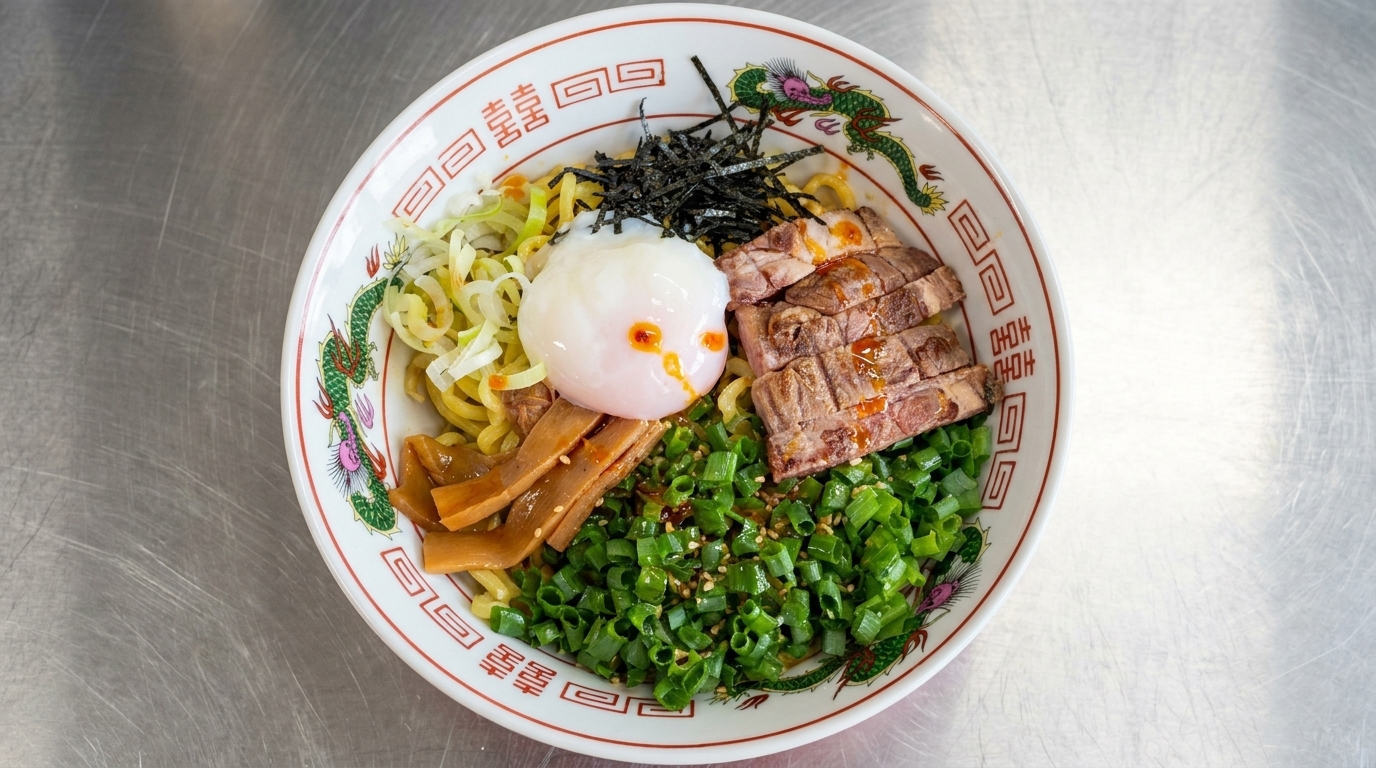 Abura Soba de Miso Picante (Fideos al Aceite Japoneses)