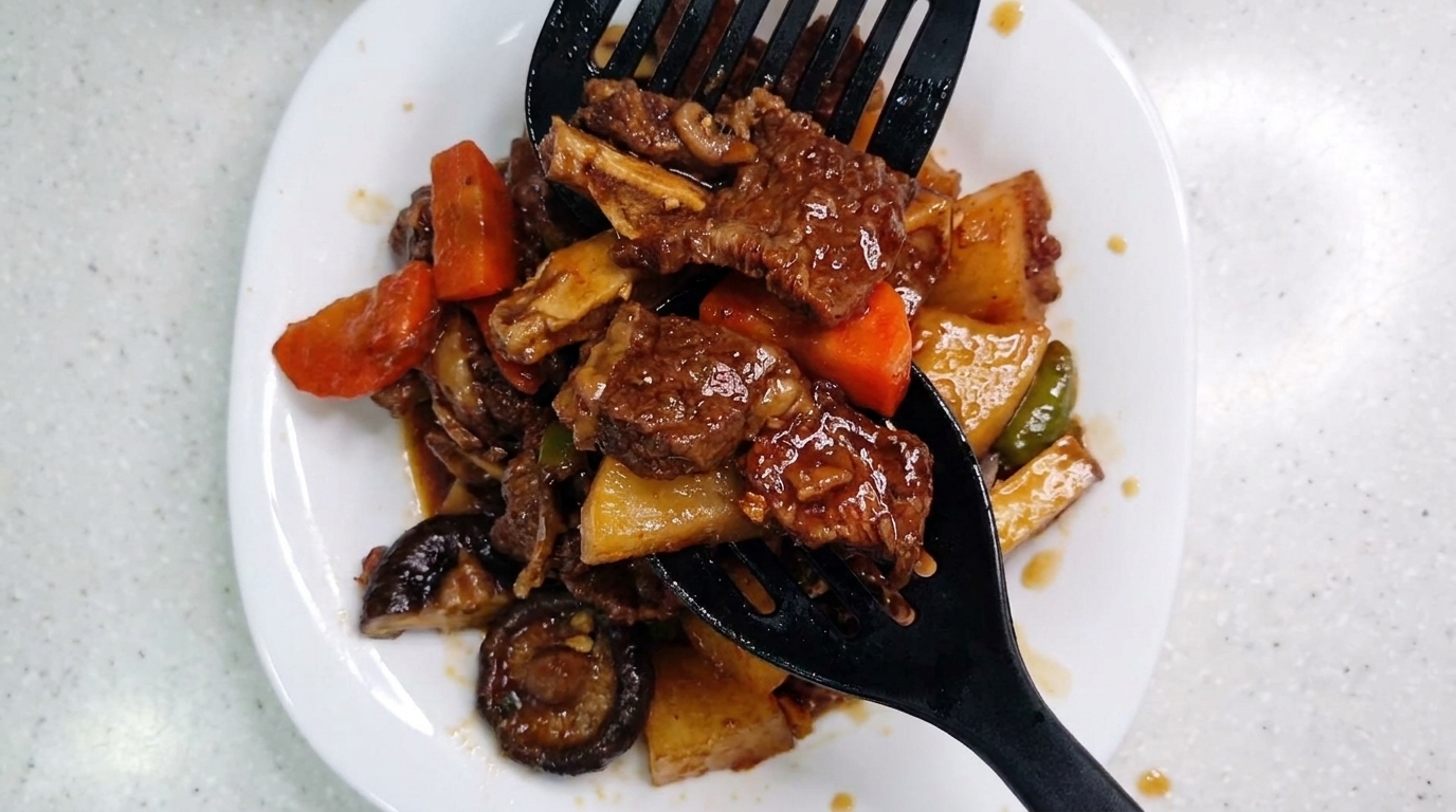 Costillas de Res Estofadas al Estilo Coreano (Galbi-jjim)