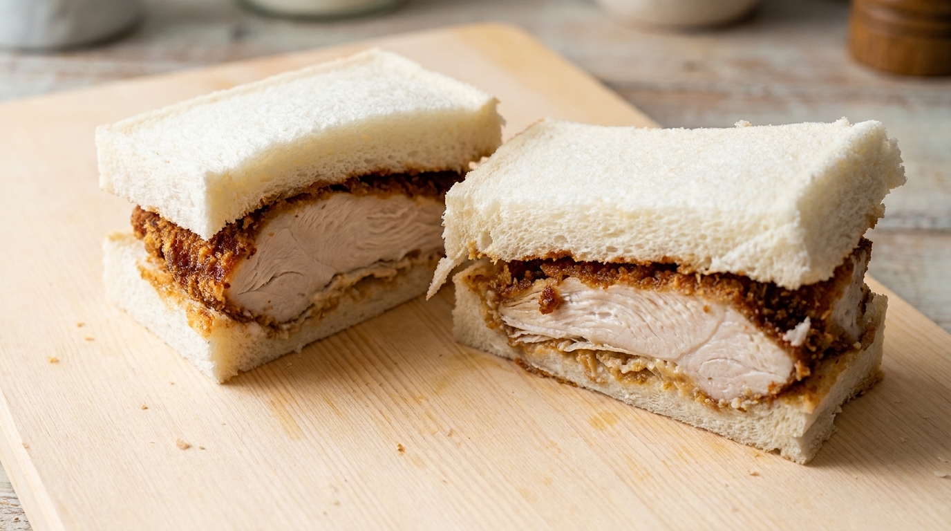 Sándwich Japonés de Pollo Katsu