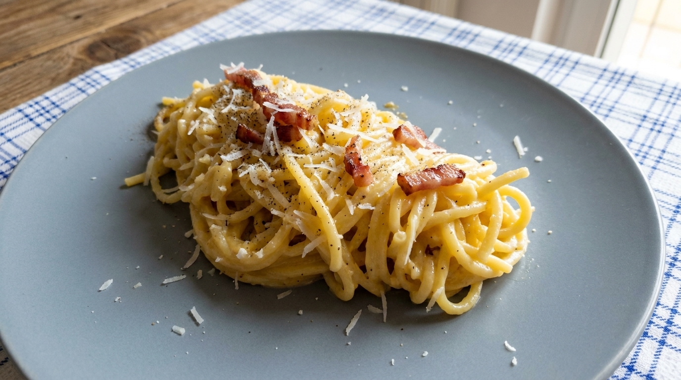 Espaguetis a la Carbonara Clásicos