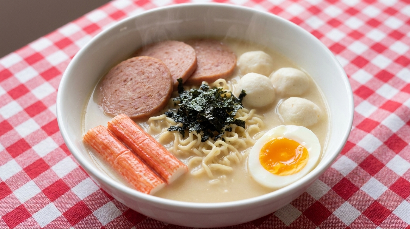 Truco para Ramen Estilo Tonkotsu en 10 Minutos