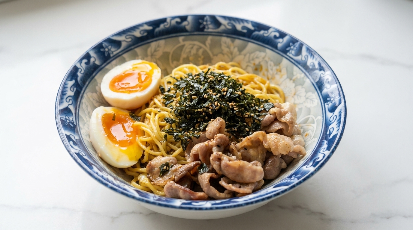 Abura Soba Japonés (Fideos con Aceite)