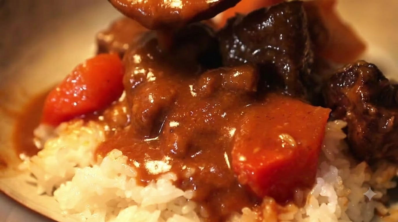 Ternera al Curry con Arroz Rico y Sabroso