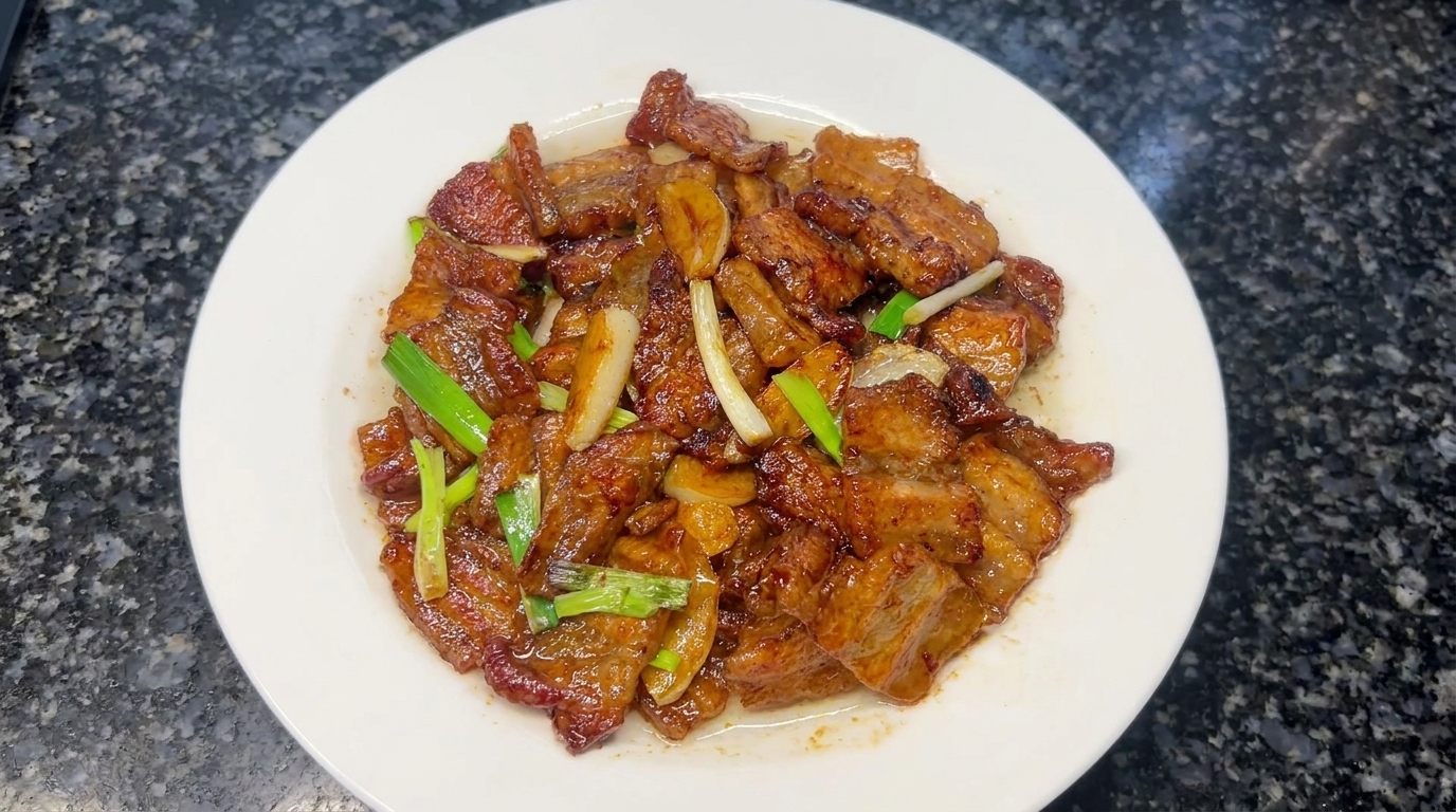 Cerdo Estofado a la Salsa de Soja