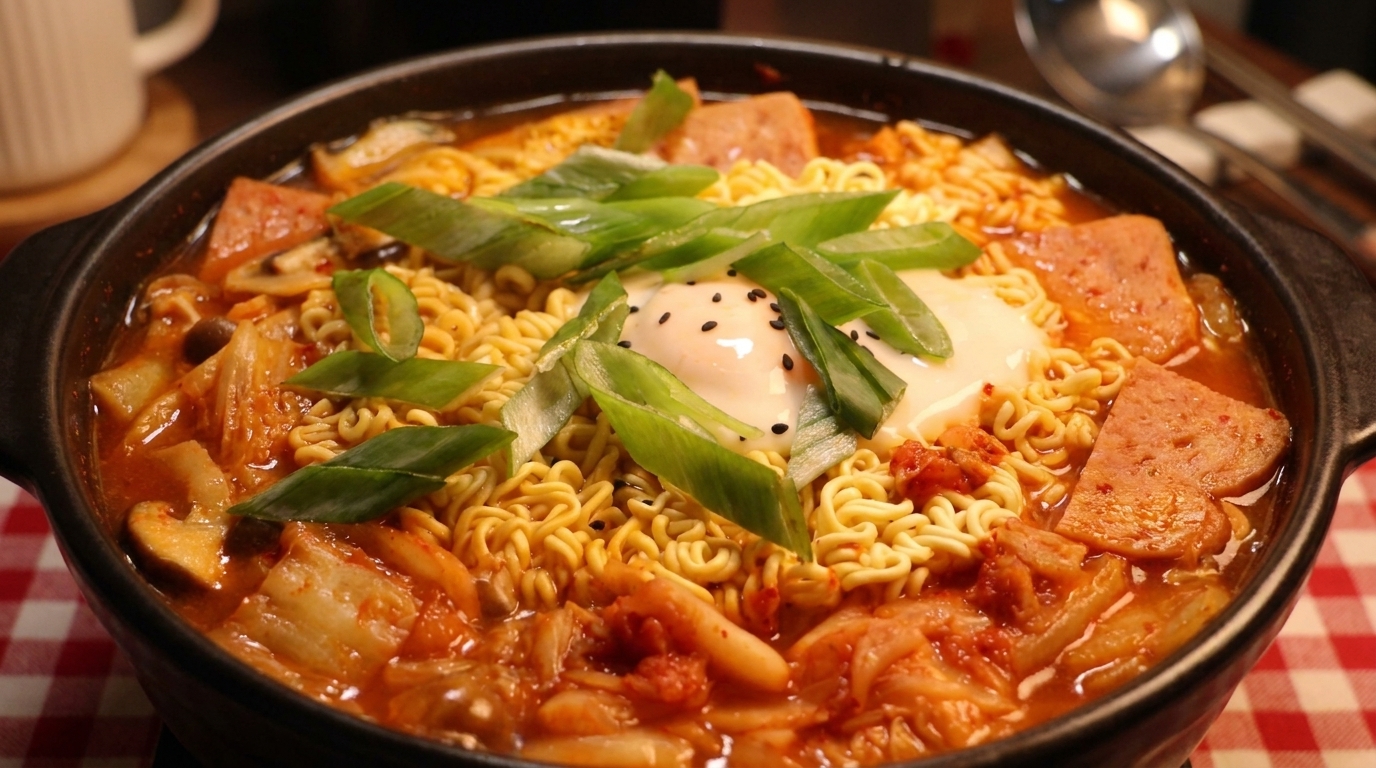 Estofado Militar Coreano (Budae Jjigae)