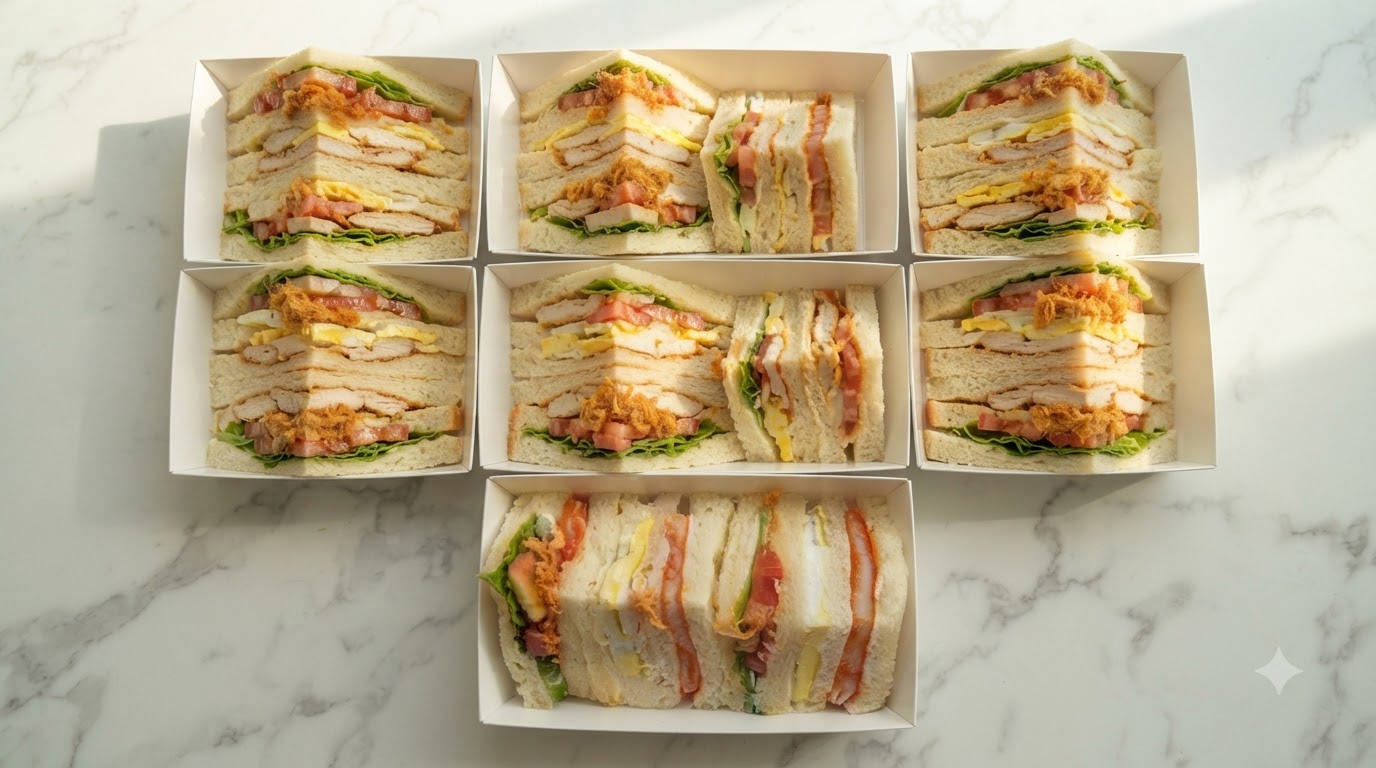 Sándwich Multicapa Nutritivo de Frutas y Verduras