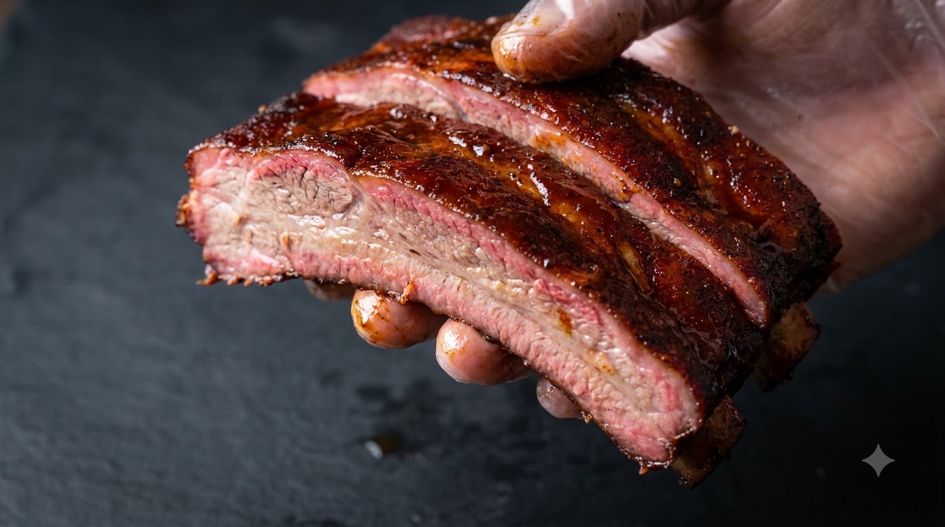 Costillas de Cerdo Estilo Memphis con Rub Seco