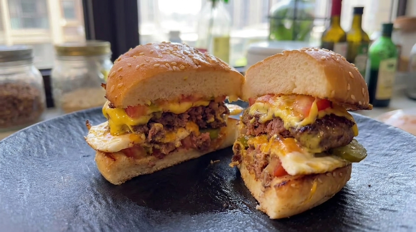 Mini Hamburguesa Casera de Ternera Angus
