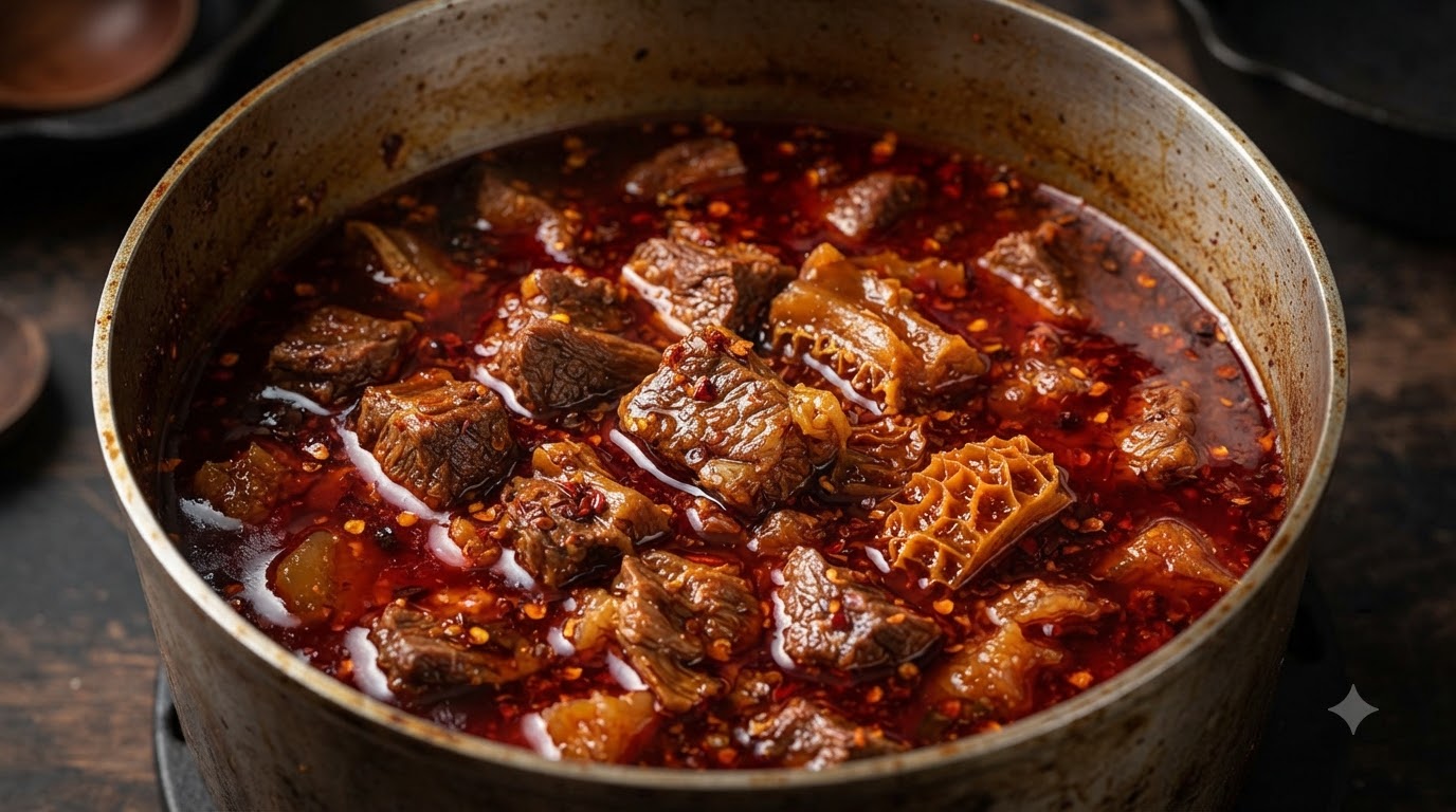 Ternera Estofada al Estilo Sichuan (Hongshao Niurou)