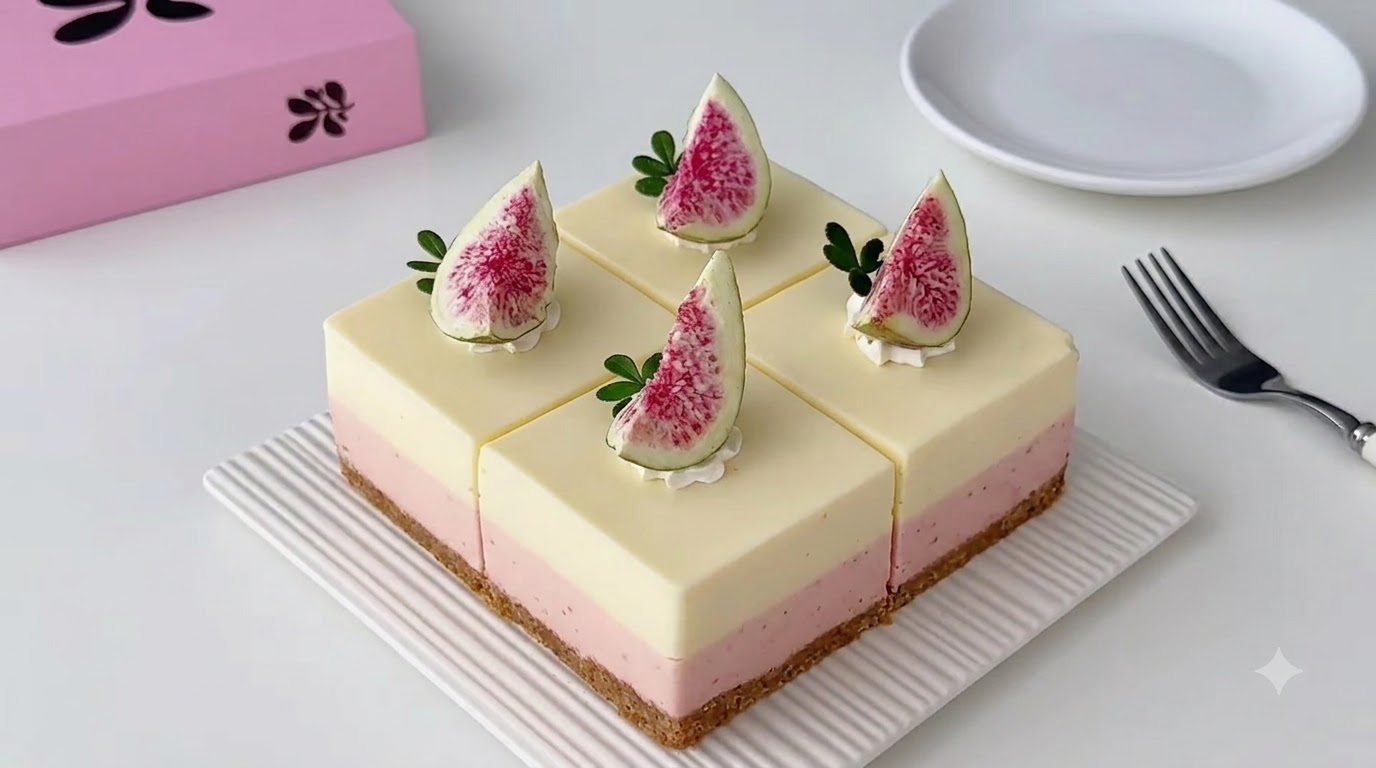 Cheesecake de Higo en Capas Sin Horno