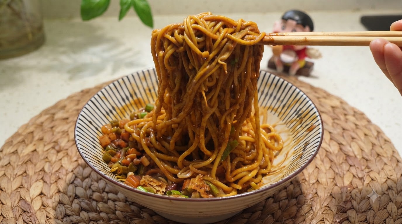 Fideos Secos Picantes de Wuhan (Re Gan Mian)